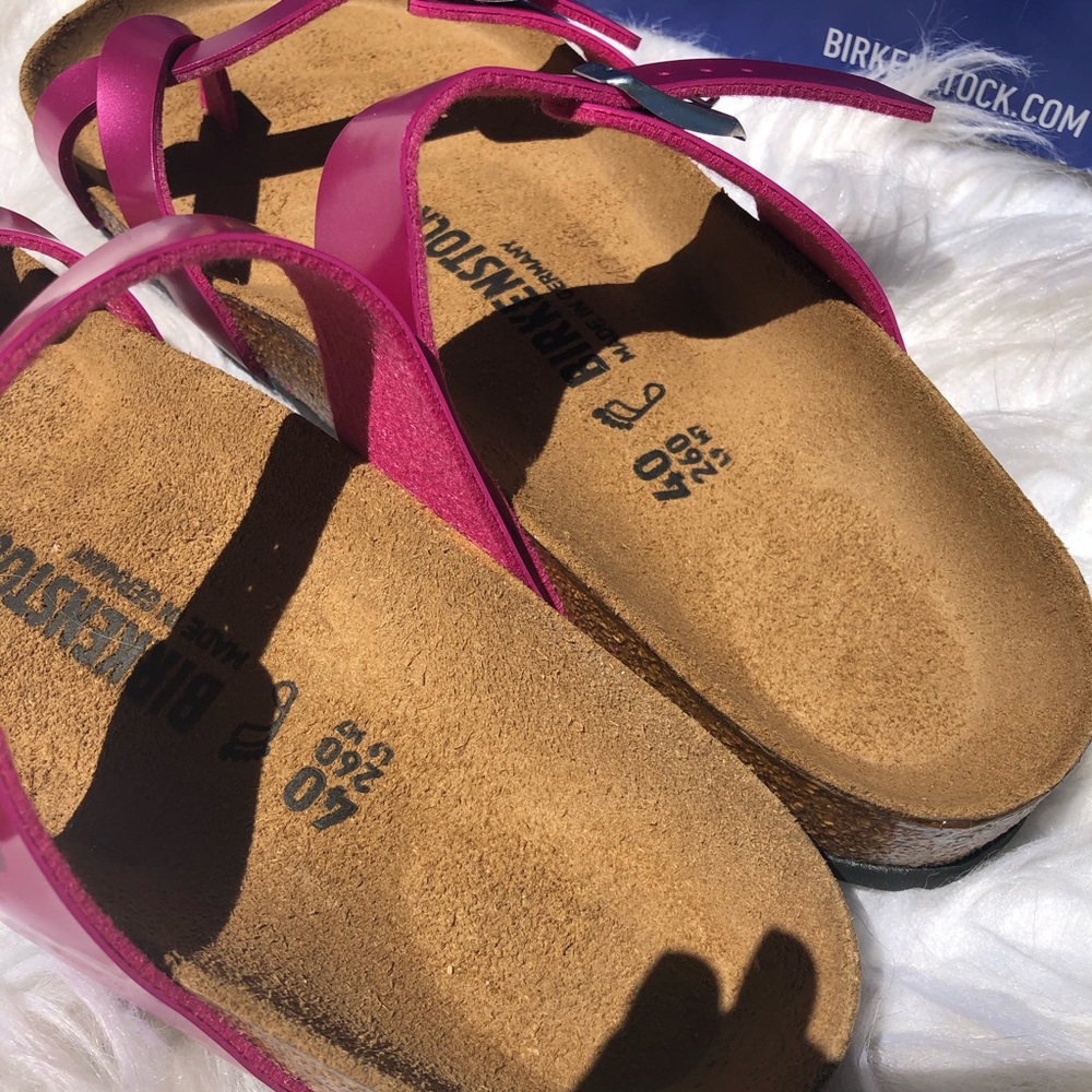 Birkenstock Mayari metallic magenta sandal NWT - Picture 3 of 13